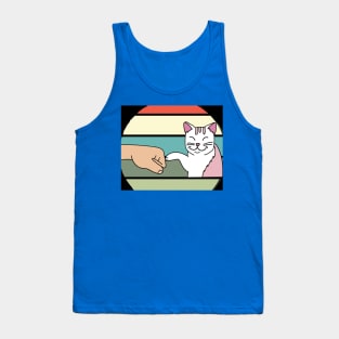 Best Retro Cat Owner Of All Time Tank Top